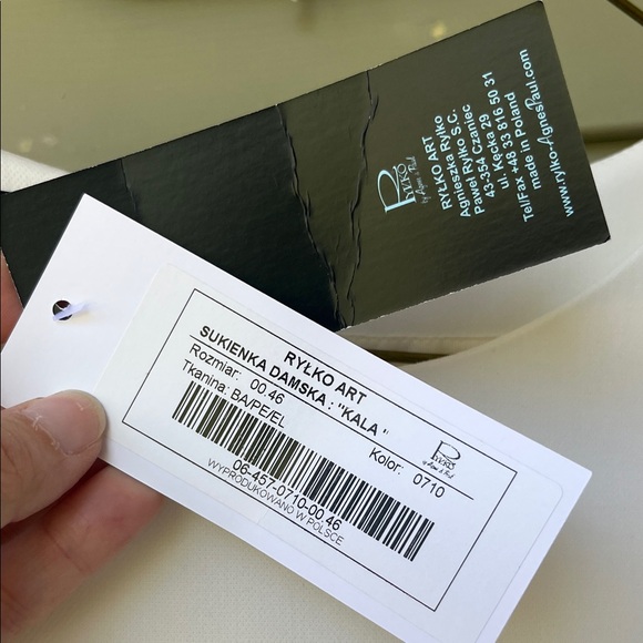 New rylko White and Black Chevron quarter length sleeve Dress - Picture 3 of 16